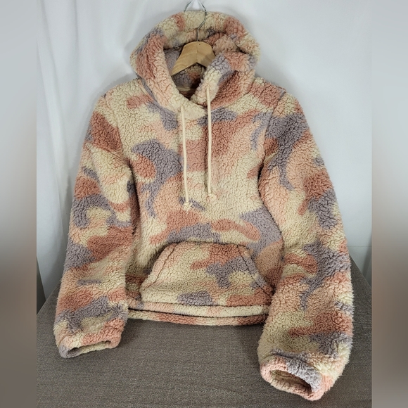 HOLLISTER Sherpa Teddy Bear Hoodie XS - Picture 1 of 3
